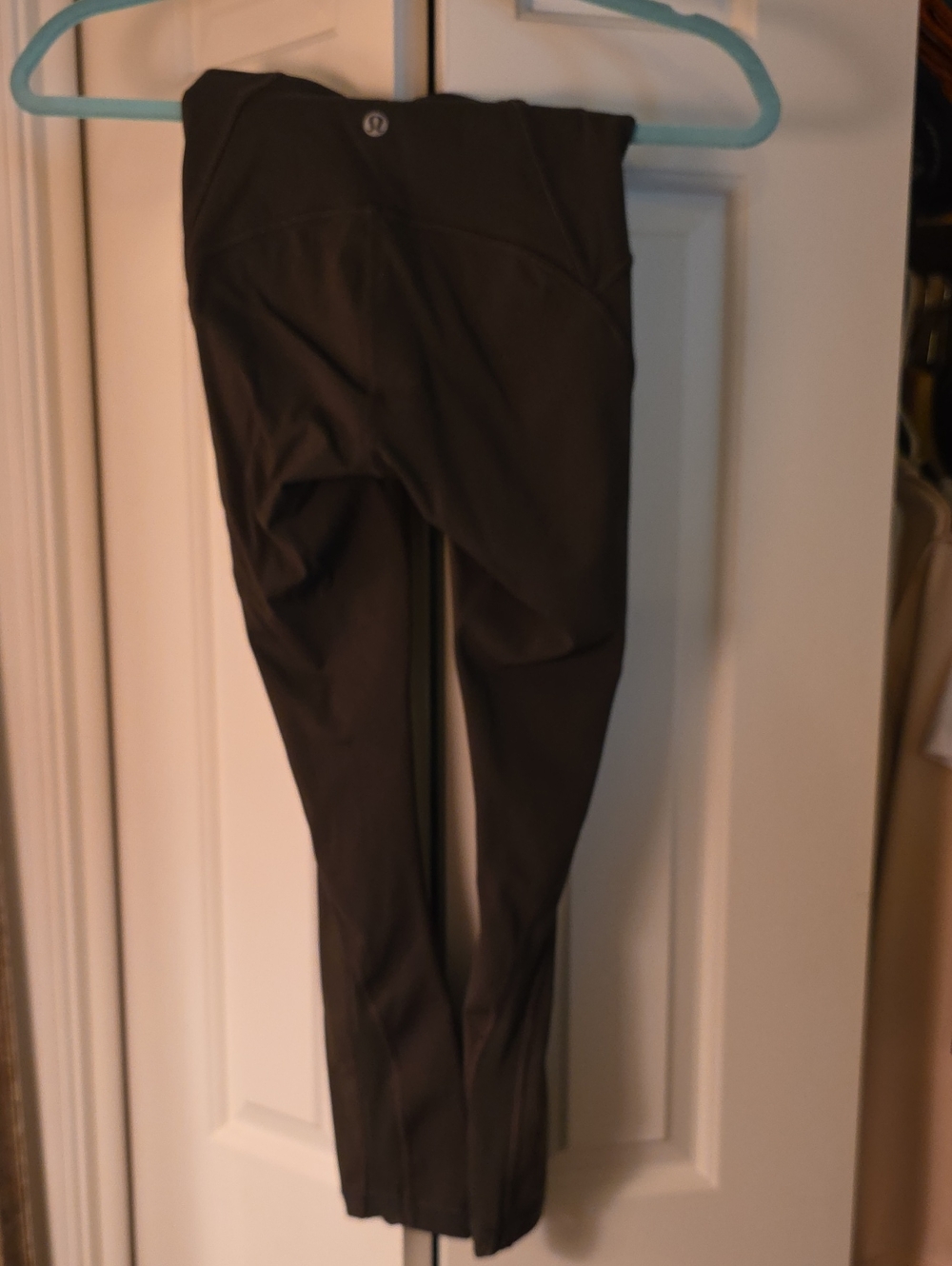 Lululemon High-Rise Leggings in Dark Olive XS